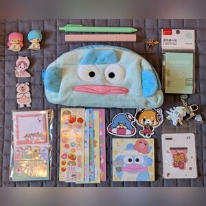 Hangyodon Pencil Case With Kawaii Accessories